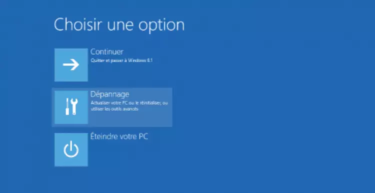 Les solutions si votre PC redémarre en boucle 4 choisir option demarrage ecran bleur windows pro 11 pc informatique nantes bekky pro